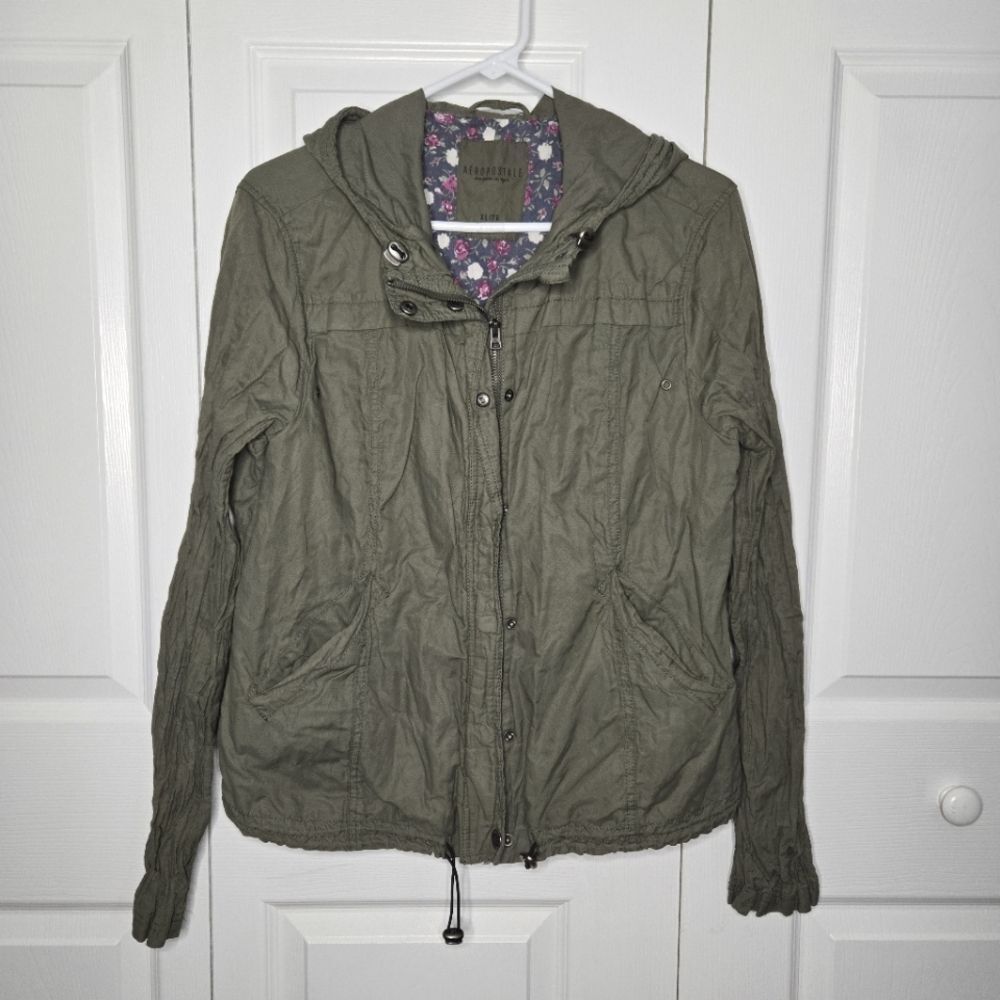 Aeropostale Olive Green Jacket Women's Size XL